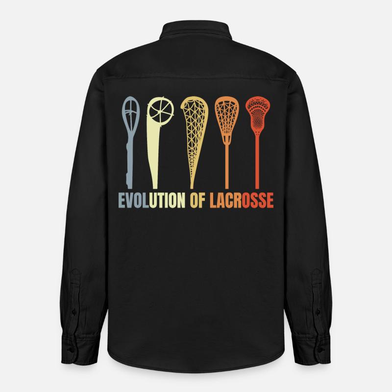 Évolution de la crosse - Chemise unisexe coupe décontractée bio Stanley/Stella - noir délavé