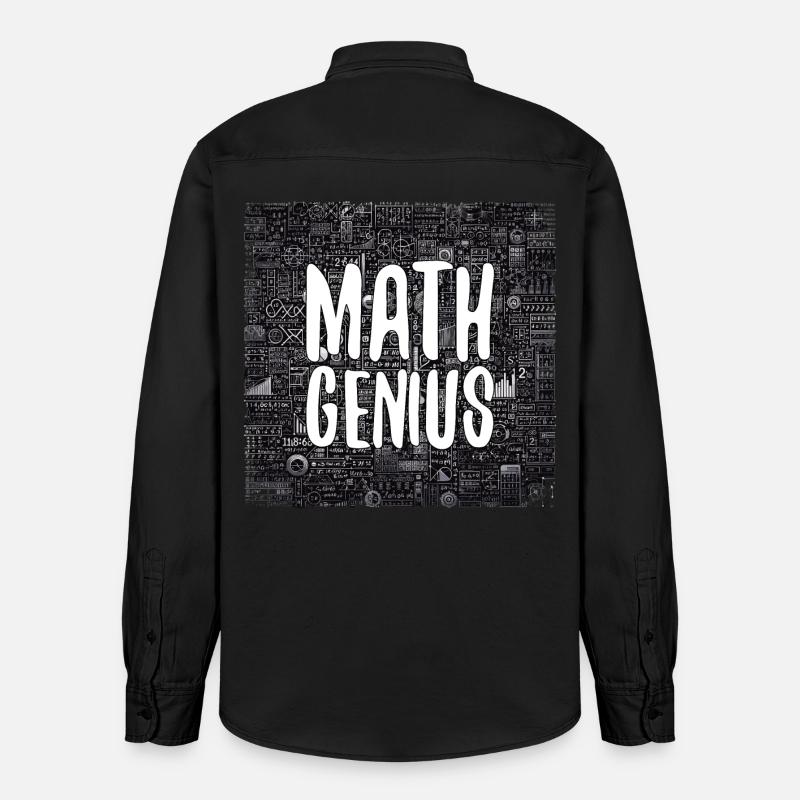 Math Genius Math Genius Math cadeau - Chemise unisexe coupe décontractée bio Stanley/Stella - noir délavé