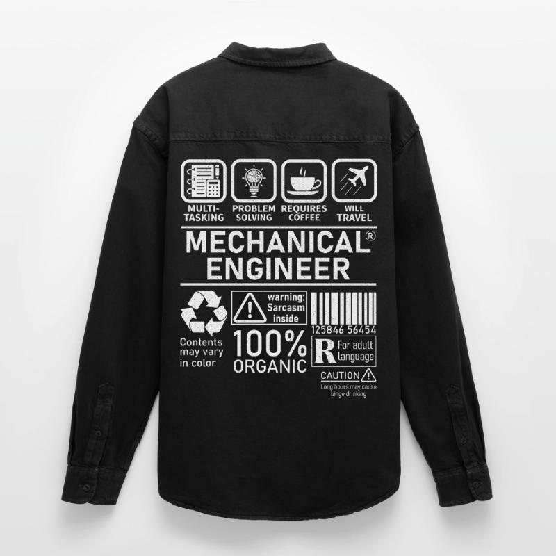 Mechanical Engineer multi tasking problem solving Relaxed Fit Unisex Organic Shirt by Stanley/Stella