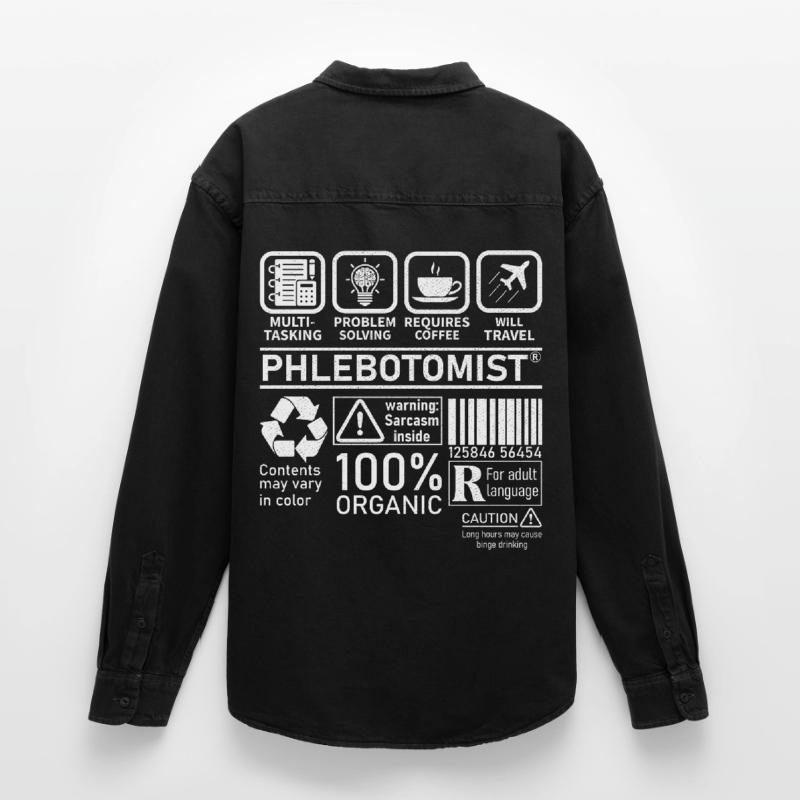Phlebotomist multi tasking problem solving Relaxed Fit Unisex Organic Shirt by Stanley/Stella
