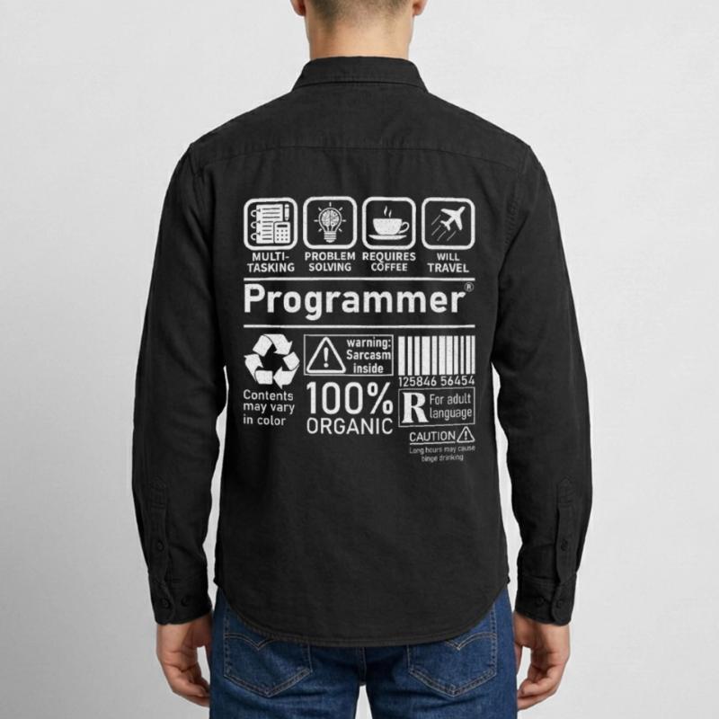 Programmer multi tasking problem solving requires Relaxed Fit Unisex Organic Hemd von Stanley/Stella