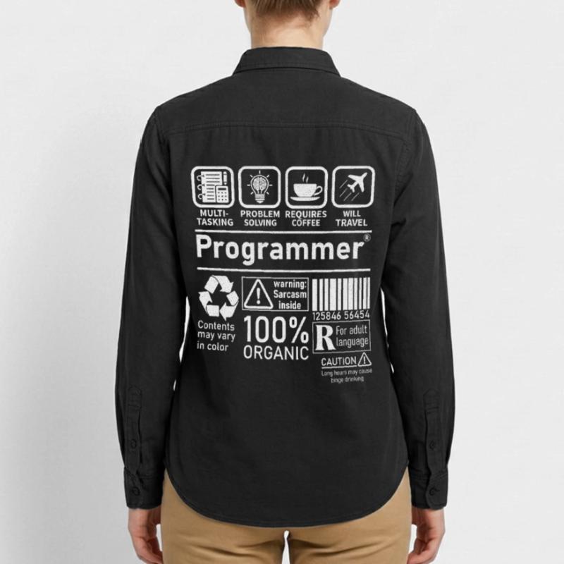 Programmer multi tasking problem solving requires Relaxed Fit Unisex Organic Hemd von Stanley/Stella