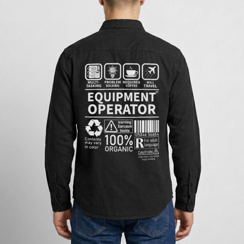 Equipment operator multi tasking problem solving Relaxed Fit Unisex Organic Hemd von Stanley/Stella