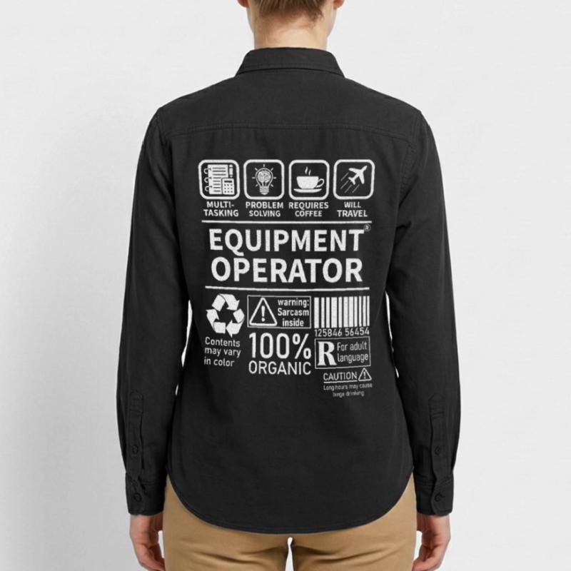 Equipment operator multi tasking problem solving Relaxed Fit Unisex Organic Hemd von Stanley/Stella