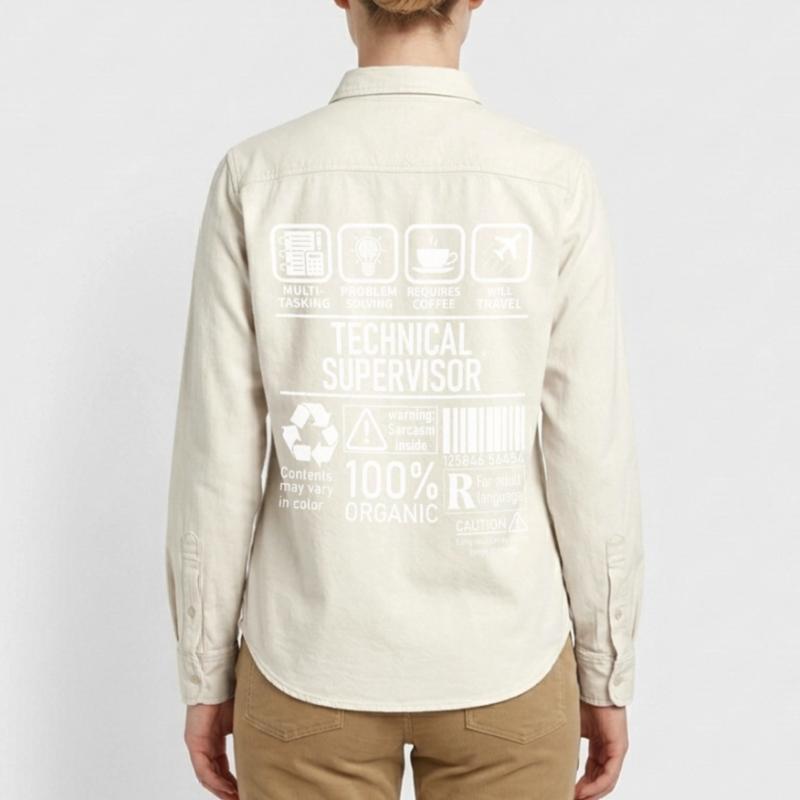 Technical Supervisor multi tasking problem solving Relaxed Fit Unisex Organic Shirt by Stanley/Stella