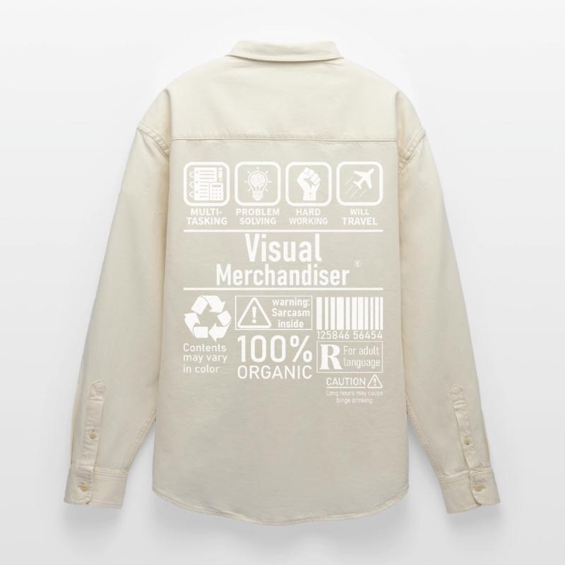 Visual Merchandiser multi tasking problem solving Relaxed Fit Unisex Organic Shirt by Stanley/Stella