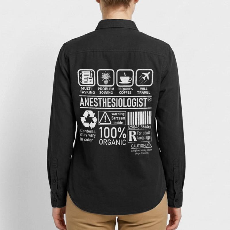 Anesthesiologist multi tasking problem solving Relaxed Fit Unisex Organic Hemd von Stanley/Stella
