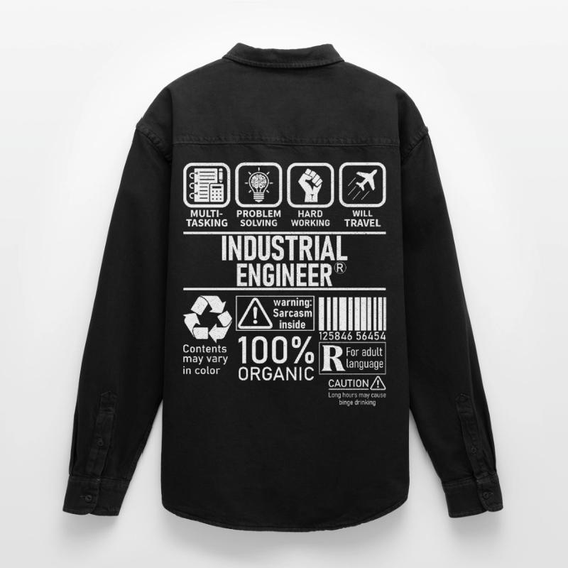Industrial Engineer multi tasking problem solving Relaxed Fit Unisex Organic Shirt by Stanley/Stella