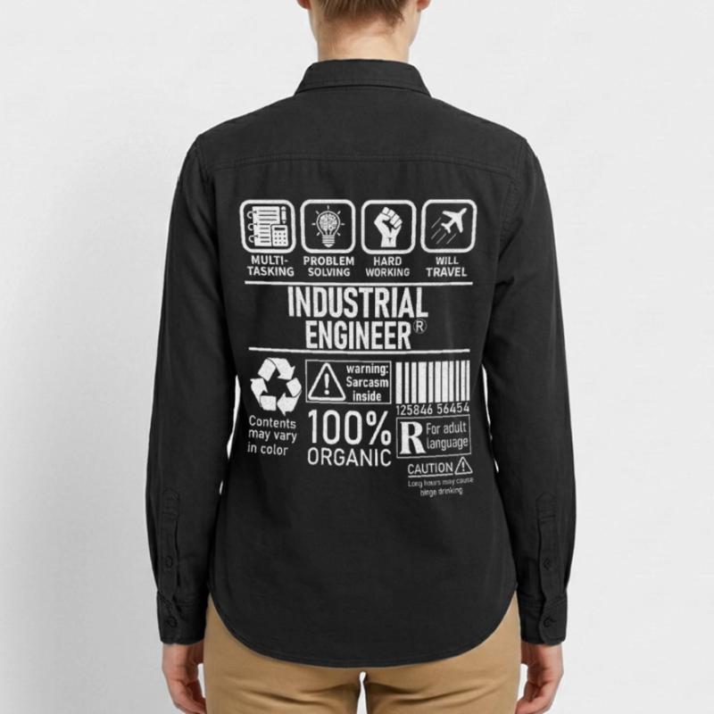 Industrial Engineer multi tasking problem solving Relaxed Fit Unisex Organic Shirt by Stanley/Stella
