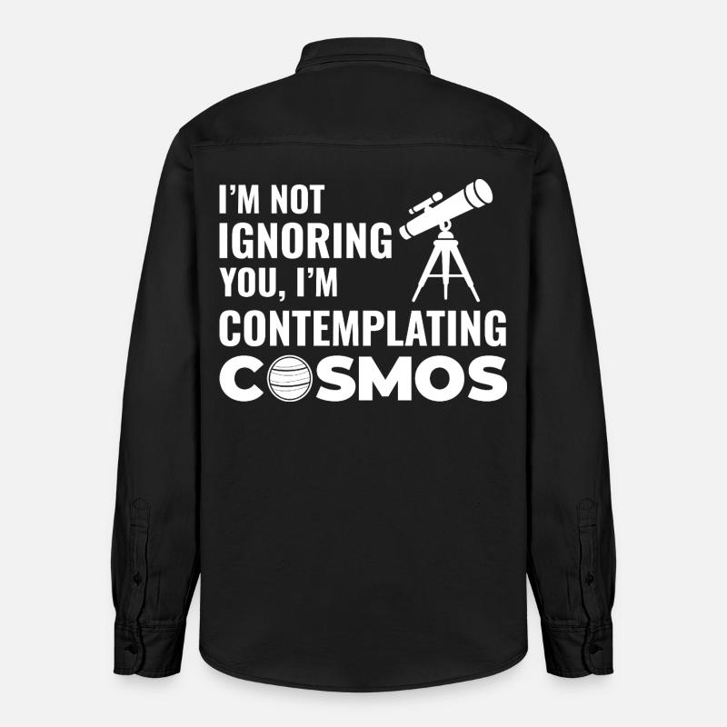 Astronomie Conception du système solaire - Chemise unisexe coupe décontractée bio Stanley/Stella - noir délavé