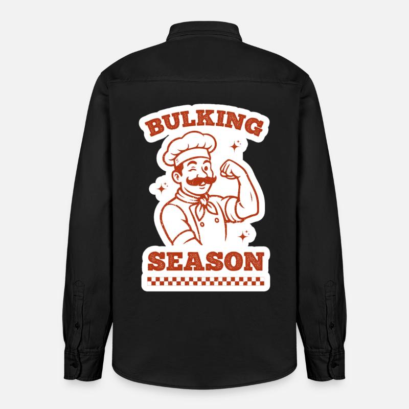 Saison de prise de masse - Chemise unisexe coupe décontractée bio Stanley/Stella - noir délavé