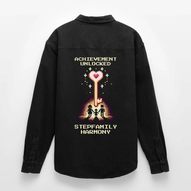 Patchwork-Harmonie freigeschaltet | Patchwork Relaxed Fit Unisex Organic Hemd von Stanley/Stella