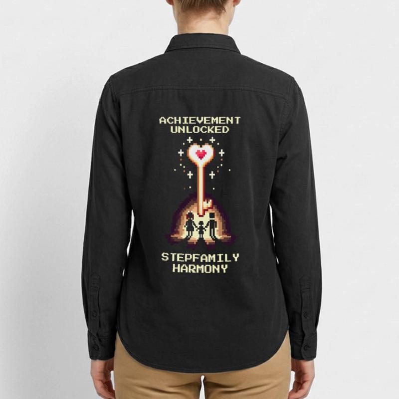 Patchwork-Harmonie freigeschaltet | Patchwork Relaxed Fit Unisex Organic Hemd von Stanley/Stella