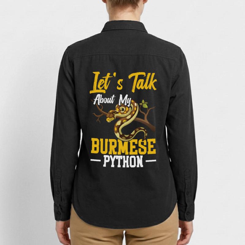 Burmesischer Python-Besitzer Schlangenterrarium Hide Python Relaxed Fit Unisex Organic Hemd von Stanley/Stella