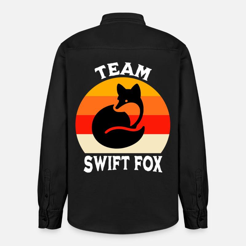 Équipe Swiftfuchs - Chemise unisexe coupe décontractée bio Stanley/Stella - noir délavé