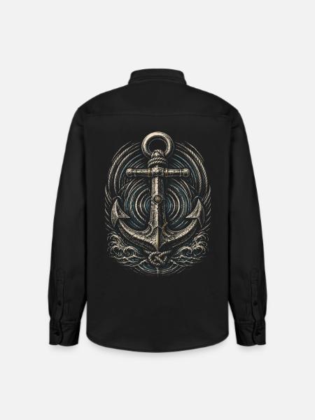 Shanty Choir Sea shanties - Relaxed Fit Unisex Organic Shirt by Stanley/Stella - washed black