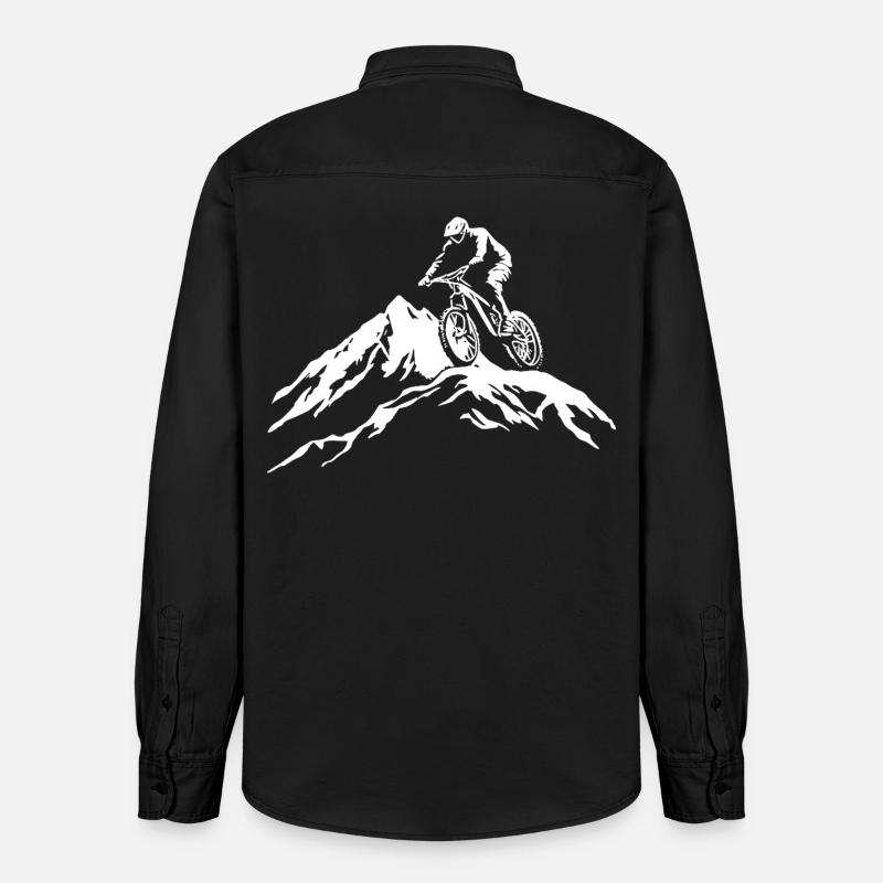 VTT - Chemise unisexe coupe décontractée bio Stanley/Stella - noir délavé