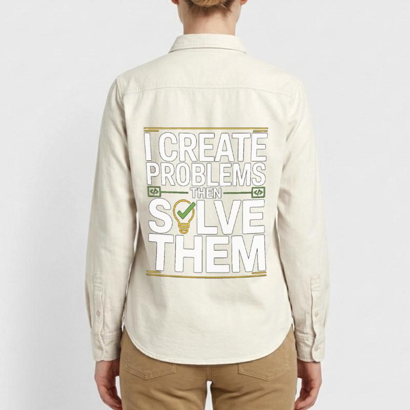 Game Developer I Create Problems Then Game Coder Relaxed Fit Unisex Organic Shirt by Stanley/Stella