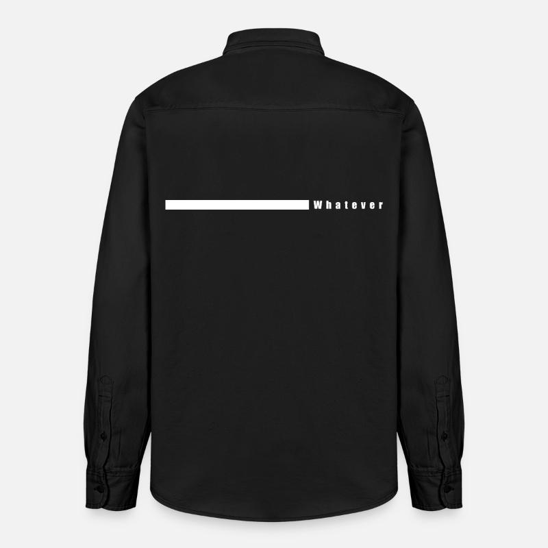 Whatever shirt – style décontracté et tendance - Chemise unisexe coupe décontractée bio Stanley/Stella - noir délavé