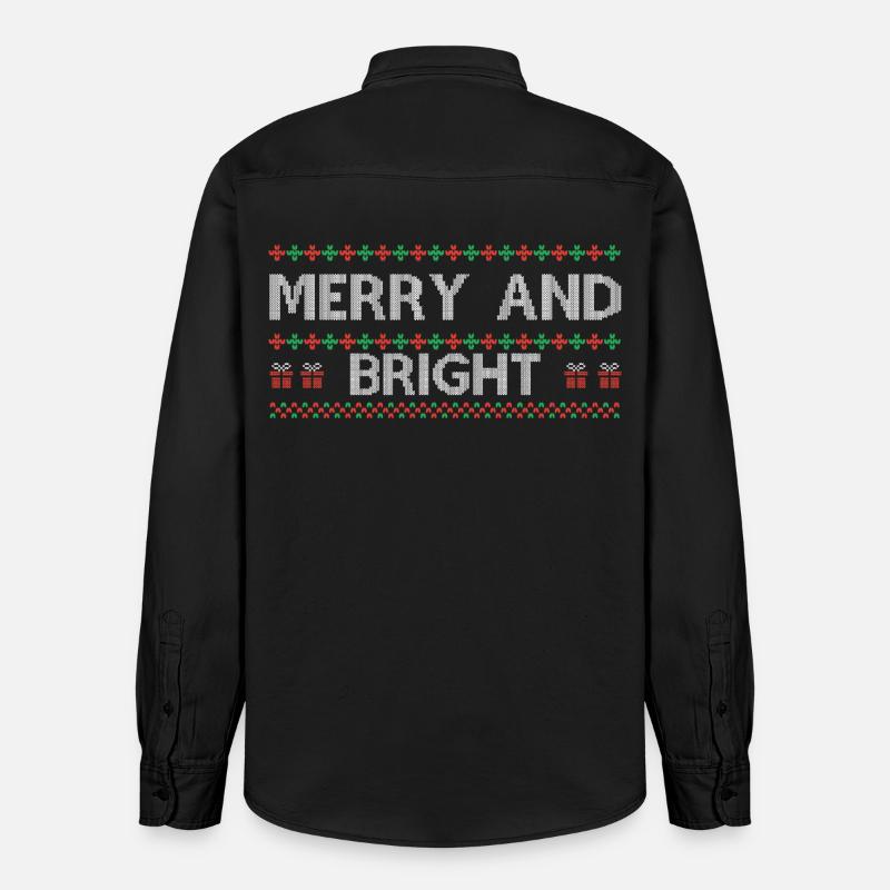 Hässlicher Weihnachtspullover Hässliches Weihnachtsgeschenk-Idee - Relaxed Fit Unisex Organic Hemd von Stanley/Stella - washed Black