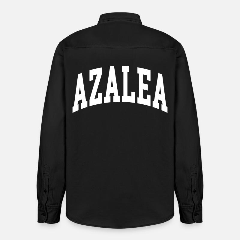 Azalée - Chemise unisexe coupe décontractée bio Stanley/Stella - noir délavé