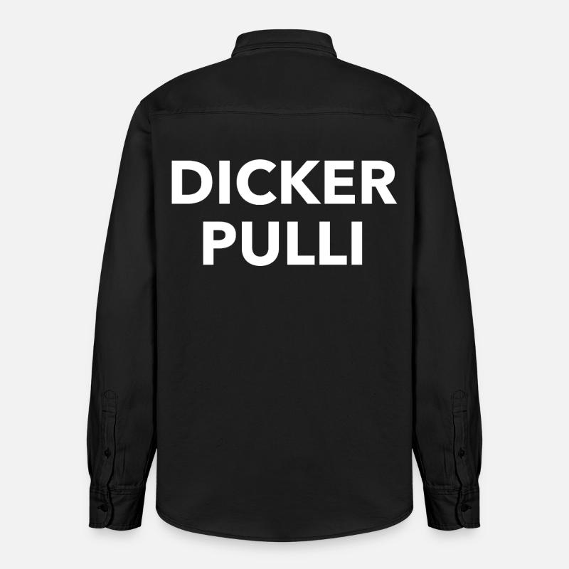 Dicker Pulli Kontrast Typo - Relaxed Fit Unisex Organic Hemd von Stanley/Stella - washed Black