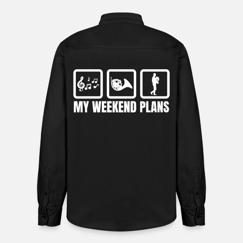 Mes projets pour le week-end - Chemise unisexe coupe décontractée bio Stanley/Stella - noir délavé