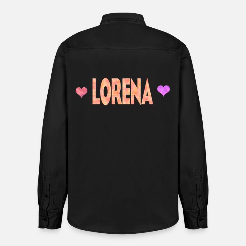 Lorena - Relaxed Fit Unisex Organic Hemd von Stanley/Stella - washed Black