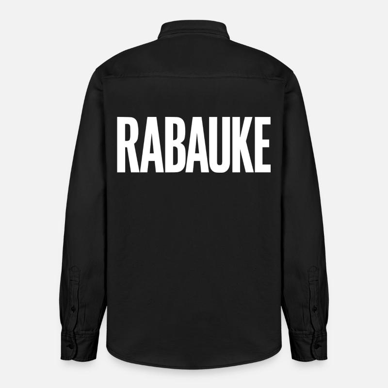 Rabauke - Relaxed Fit Unisex Organic Hemd von Stanley/Stella - washed Black