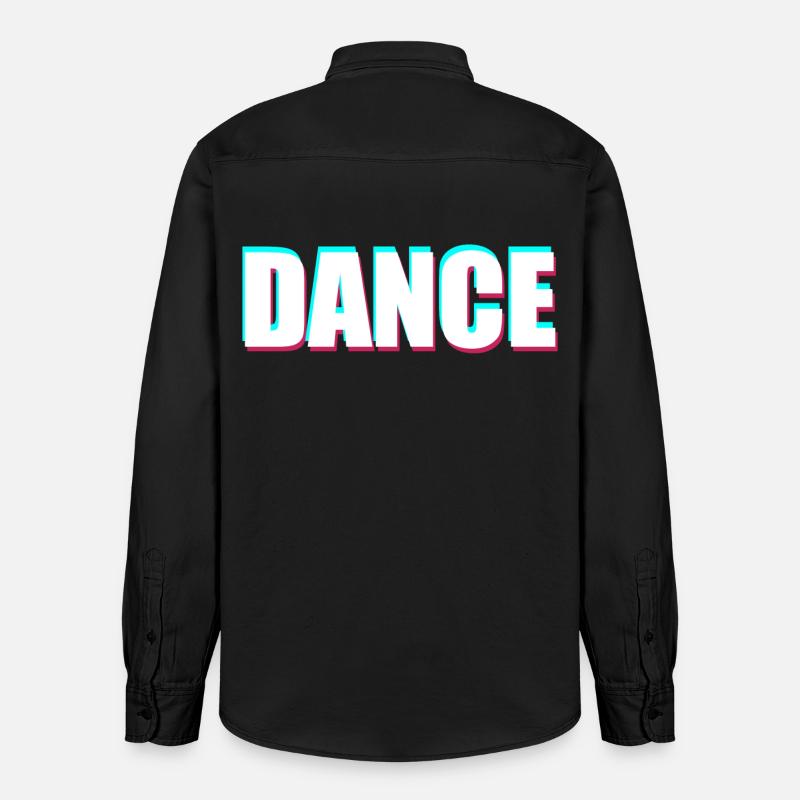 Danser - Chemise unisexe coupe décontractée bio Stanley/Stella - noir délavé