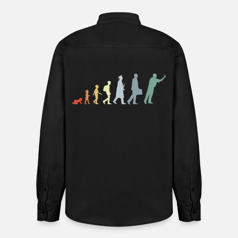 Darter Evolution - Relaxed Fit Unisex Organic Hemd von Stanley/Stella - washed Black