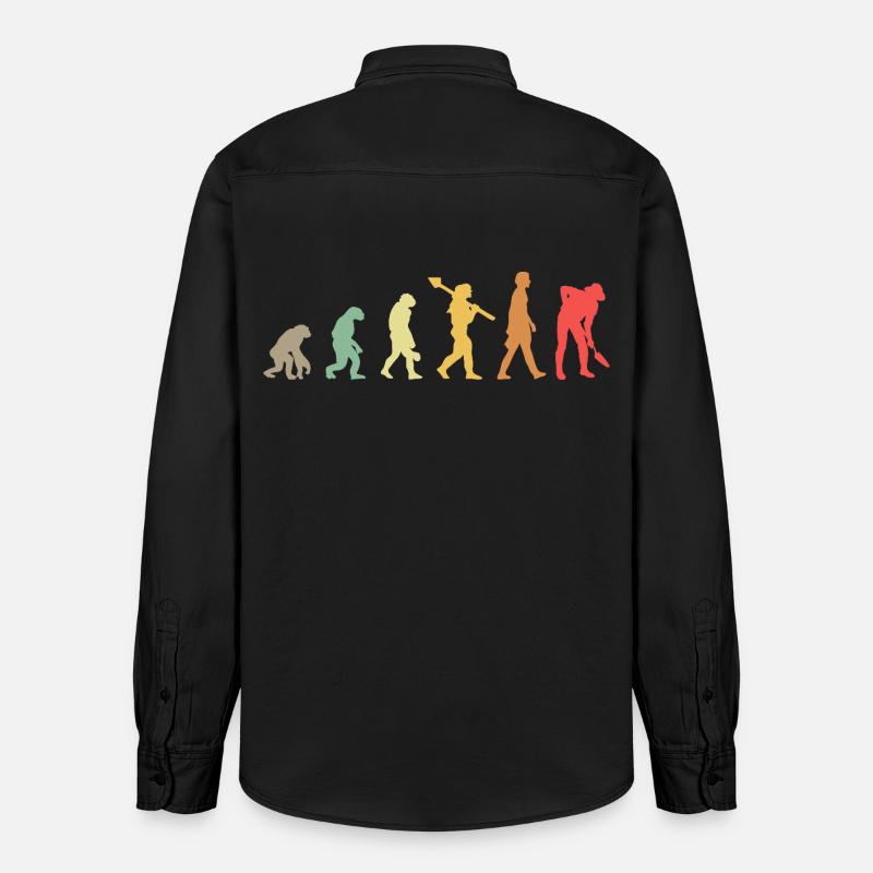 Agriculture d’évolution - Chemise unisexe coupe décontractée bio Stanley/Stella - noir délavé