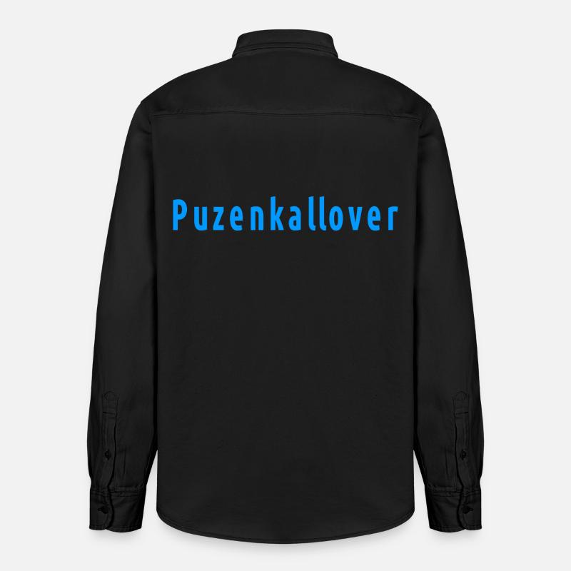 Puzenkallover - Chemise unisexe coupe décontractée bio Stanley/Stella - noir délavé