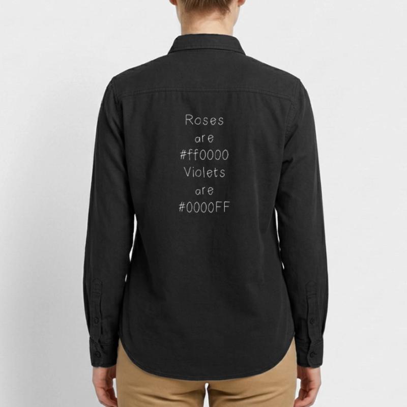 Blague sur le code couleur hexadécimal pour développeurs, codeurs et web... Chemise unisexe coupe décontractée bio Stanley/Stella
