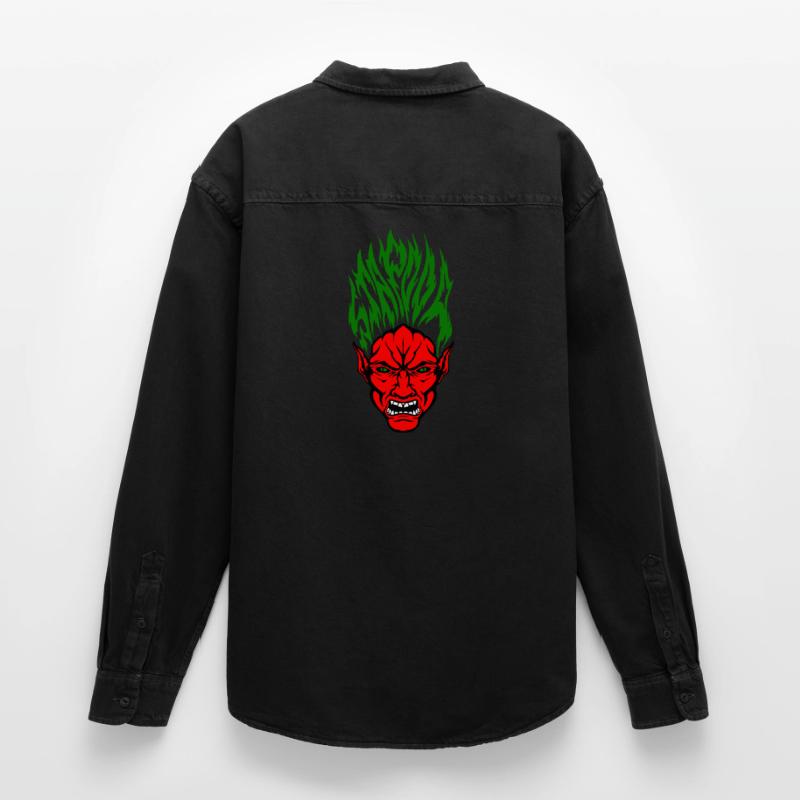 Stapooa Dämon Farbe Relaxed Fit Unisex Organic Hemd von Stanley/Stella