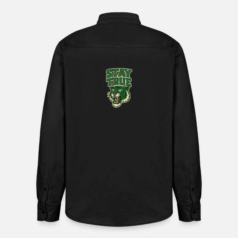 Une déclaration de loyauté sauvage - Chemise unisexe coupe décontractée bio Stanley/Stella - noir délavé