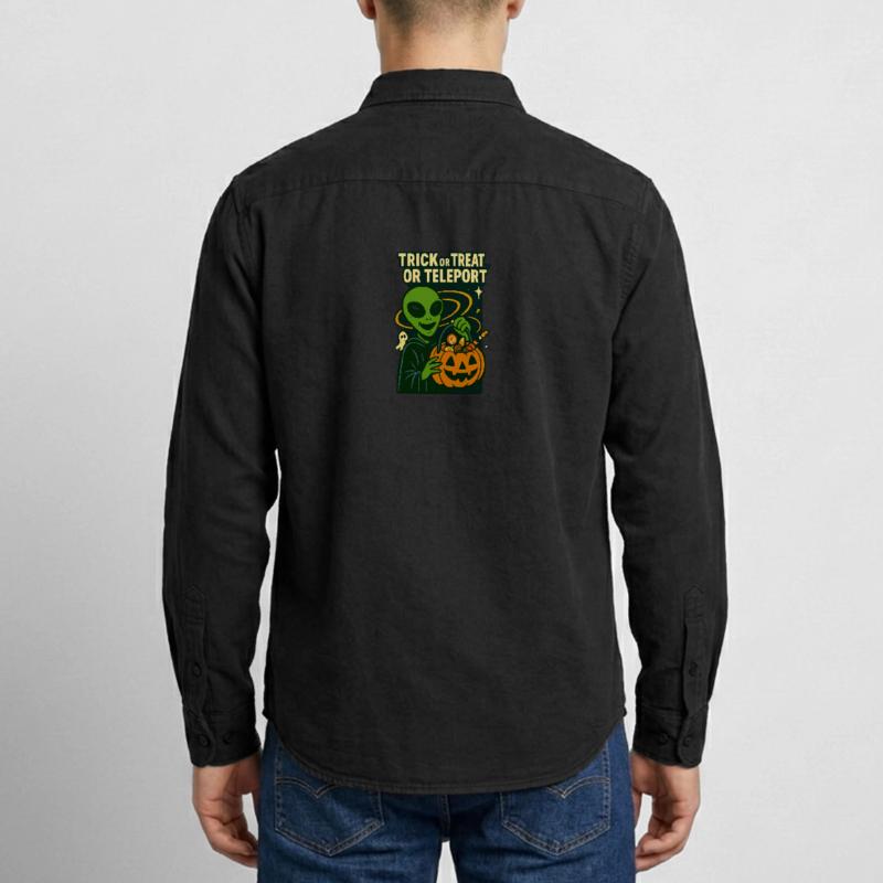 Alien Halloween T-Shirt – Süßes oder Saures... oder... Relaxed Fit Unisex Organic Hemd von Stanley/Stella