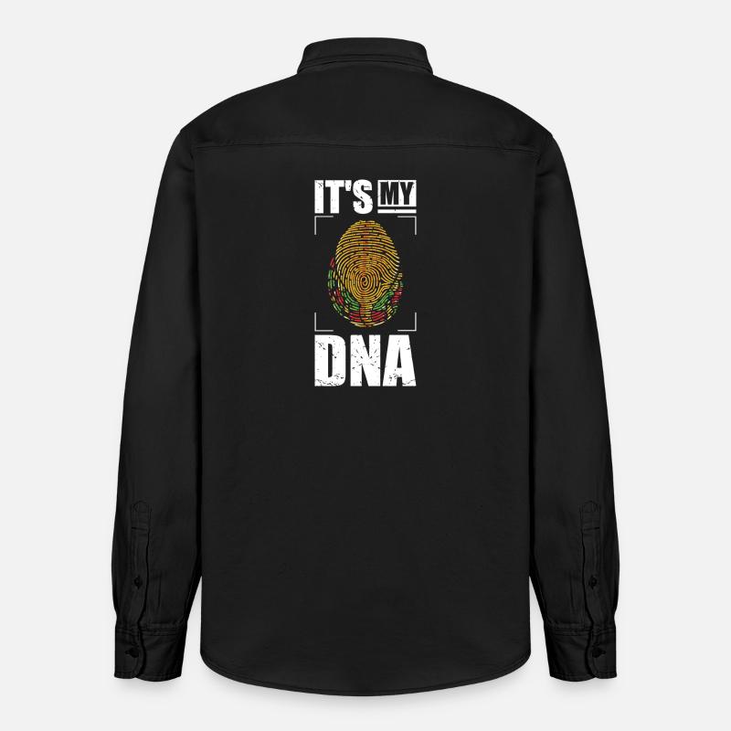 C’est mes TACOS DANN - Chemise unisexe coupe décontractée bio Stanley/Stella - noir délavé