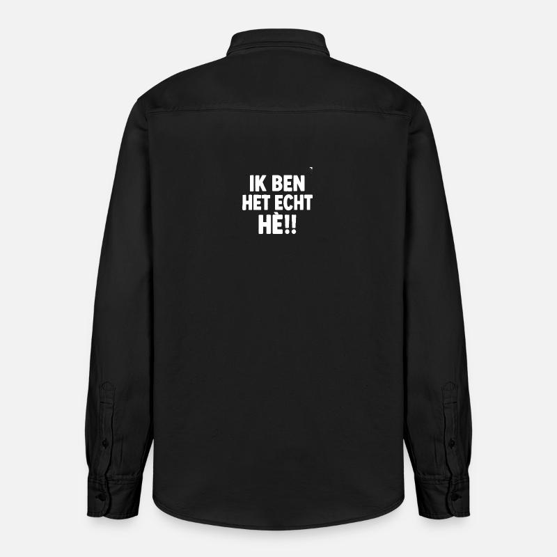 C’est vraiment moi !! - Chemise unisexe coupe décontractée bio Stanley/Stella - noir délavé