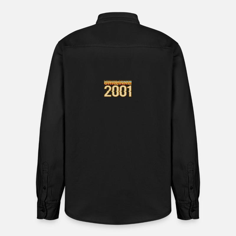 Original 2001 Retro Limitée - Chemise unisexe coupe décontractée bio Stanley/Stella - noir délavé