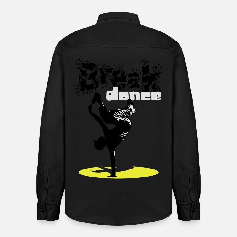 Breakdance flex - Camicia unisex vestibilità rilassata bio di Stanley/Stella - washed black