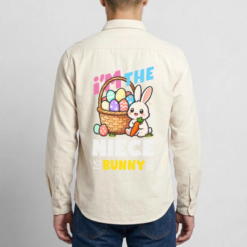 Happy Easter Sweet Easter Bunny Egg Hunt Easter Eggs Relaxed Fit Unisex Organic Shirt by Stanley/Stella