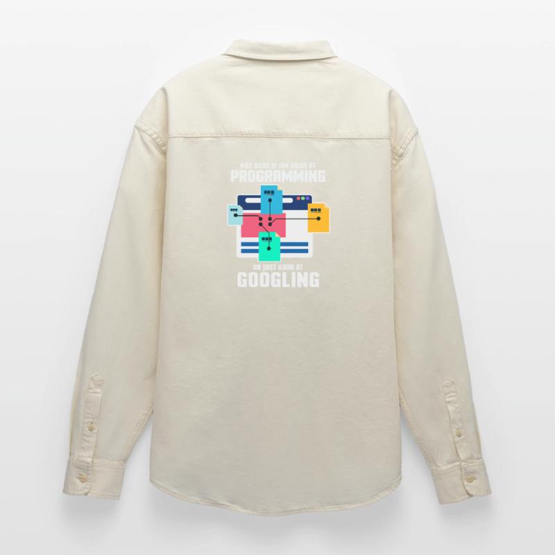 Programmierer Programmieren IT Computer Geschenk Relaxed Fit Unisex Organic Hemd von Stanley/Stella