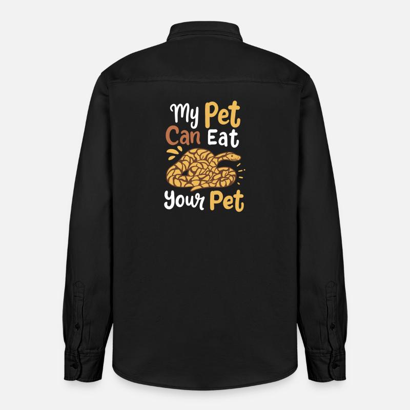 Python Serpents propriétaires - Chemise unisexe coupe décontractée bio Stanley/Stella - noir délavé