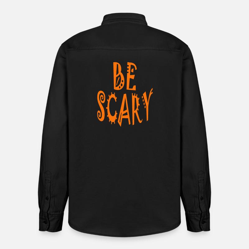 Sei beängstigend - Relaxed Fit Unisex Organic Hemd von Stanley/Stella - washed Black