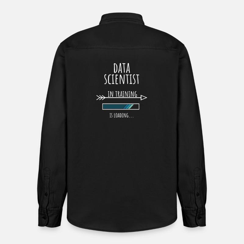 Data Scientist Cadeau Profession Éducation - Chemise unisexe coupe décontractée bio Stanley/Stella - noir délavé