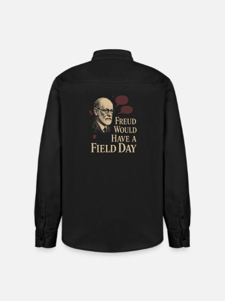 Future psychologist diagnose me - Relaxed Fit Unisex Organic Shirt by Stanley/Stella - washed black