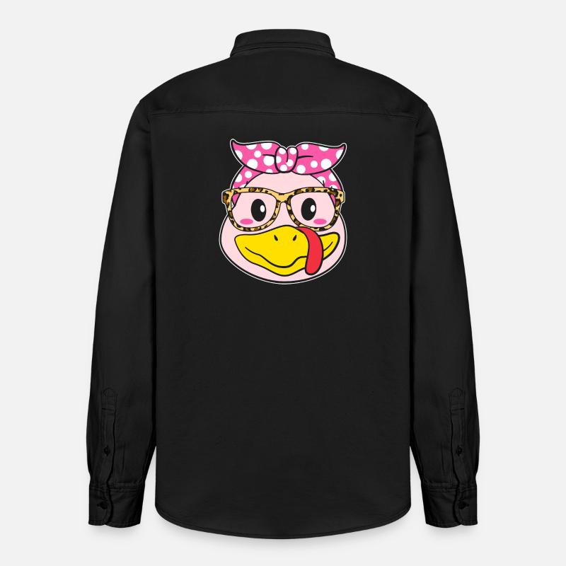 Thanksgiving Mama Mutter Oma Großmutter - Relaxed Fit Unisex Organic Hemd von Stanley/Stella - washed Black