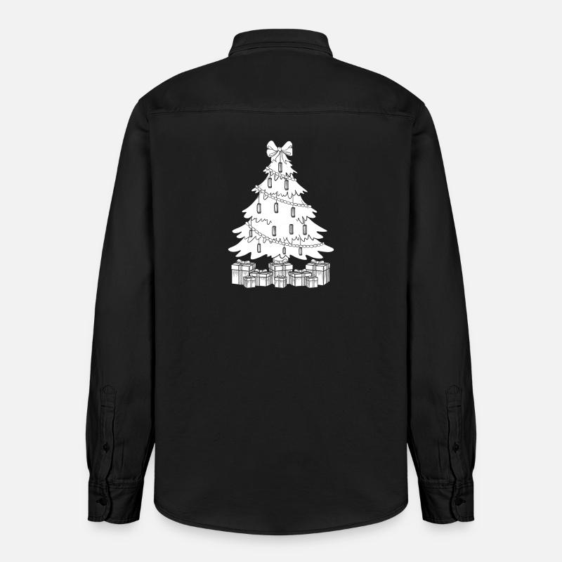 Harmonica Musican Sapin de Noël Harmonica - Chemise unisexe coupe décontractée bio Stanley/Stella - noir délavé