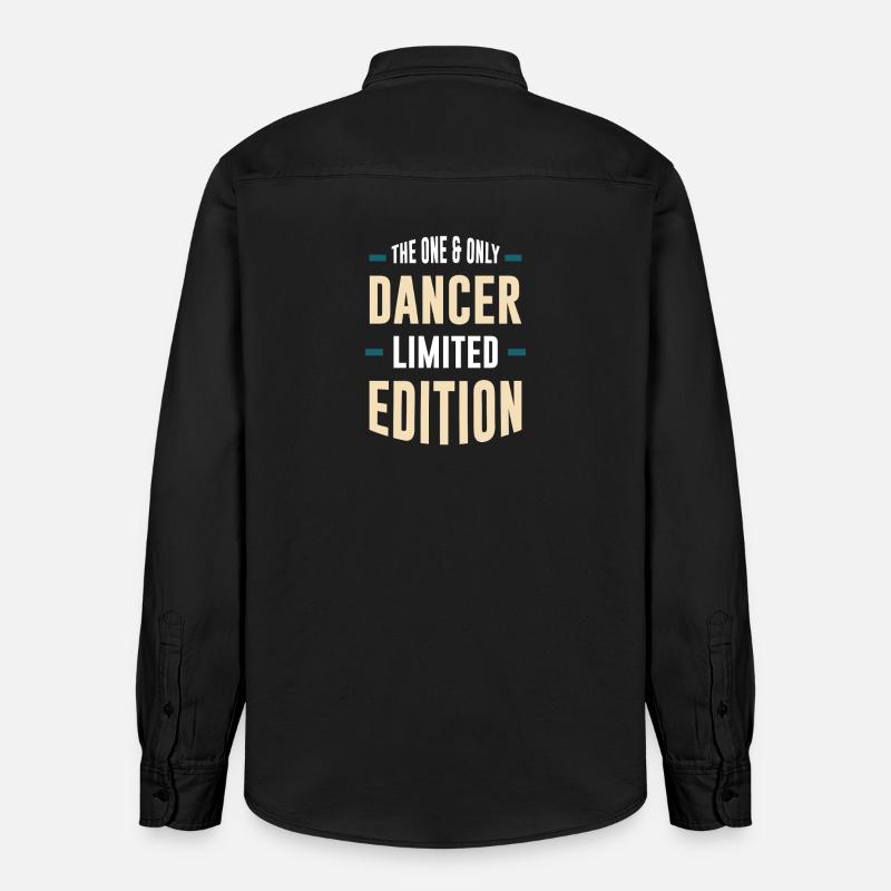 L’édition limitée One & Only Dancer - Chemise unisexe coupe décontractée bio Stanley/Stella - noir délavé